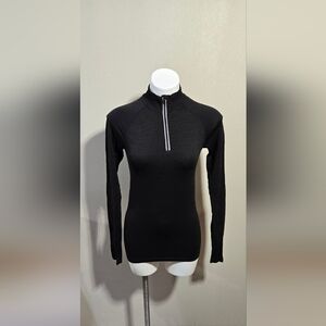 Pink Active 1/2 Zip Long Sleeve Pullover Women's Size Small